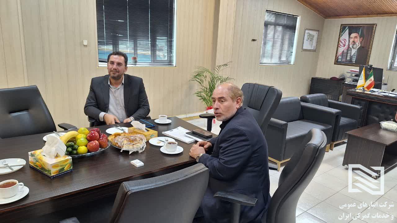 بازدید مدیر حراست شرکت انبارهای عمومی و خدمات گمرکی ایران از شرکت آستارا 3